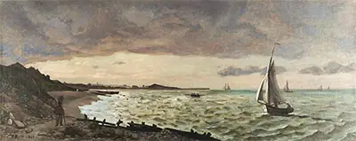 The Beach at Sainte-Adresse Frederic Bazille
